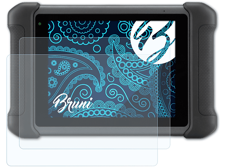 BRUNI 2x Basics-Clear Schutzfolie(für Autel MaxiSys MS906)