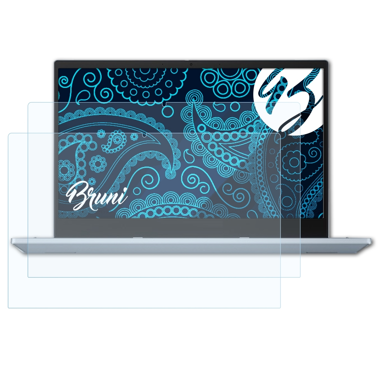 BRUNI Flip Asus (CX3400)) 2x CX3 Schutzfolie(für Basics-Clear Chromebook