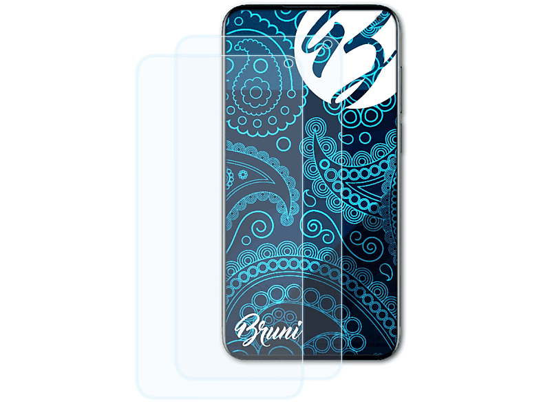 BRUNI Meizu 17) 2x Schutzfolie(für Basics-Clear