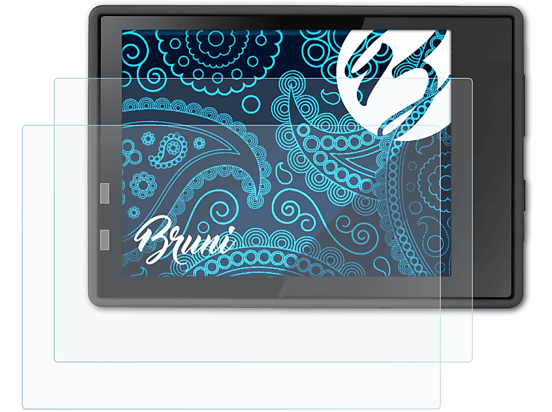 BRUNI 2x Basics-Clear Schutzfolie(für Sencor 3CAM 4K04WR)