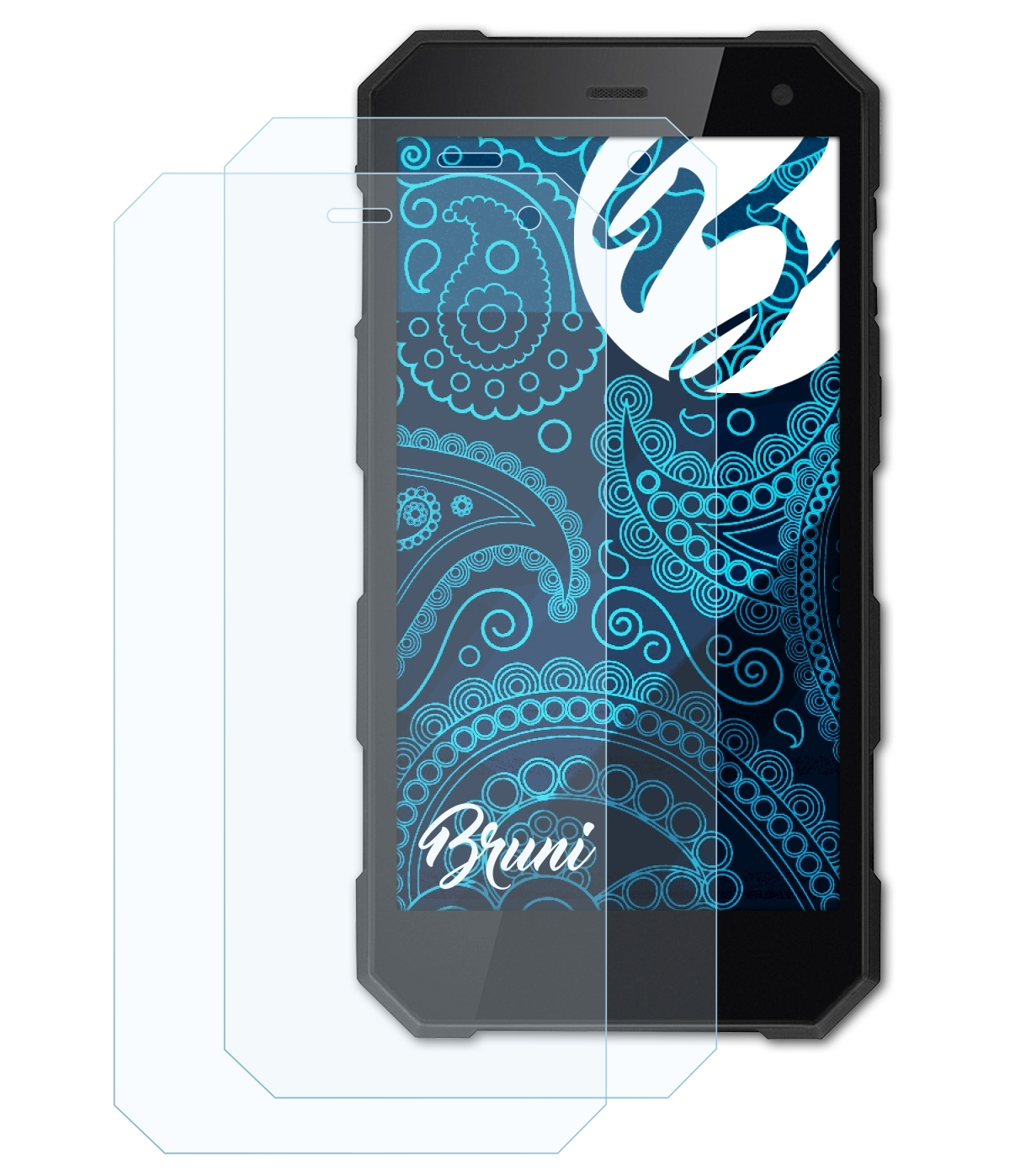 myPhone 2x Hammer Basics-Clear Schutzfolie(für Energy) BRUNI