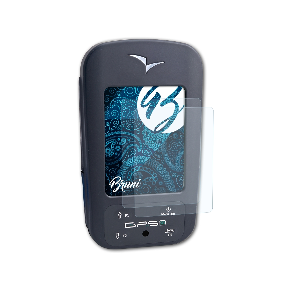 BRUNI 2x Basics-Clear SD) GPS Flymaster Schutzfolie(für