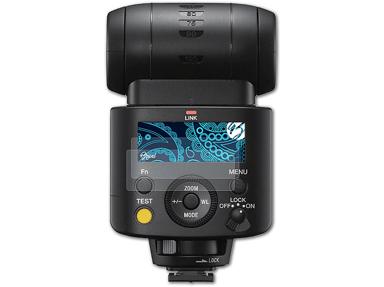 BRUNI 2x Basics-Clear Schutzfolie(für Sony HVL-F45RM) | Kamera Schutzfolie