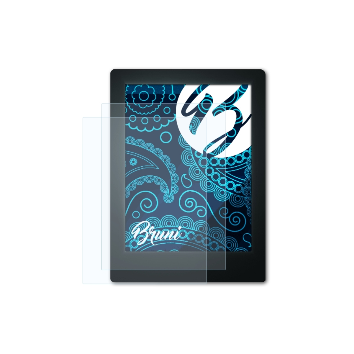 BRUNI Aura HD) Schutzfolie(für Kobo 2x Basics-Clear