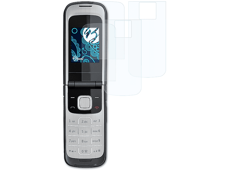 Schutzfolie(für 2x BRUNI Basics-Clear Fold) 2720 Nokia