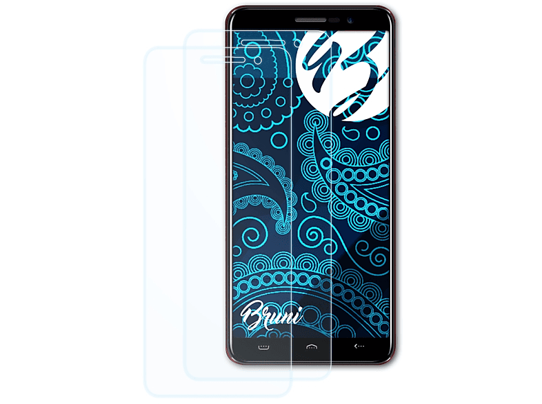 Homtom Basics-Clear 2x S12) Schutzfolie(für BRUNI