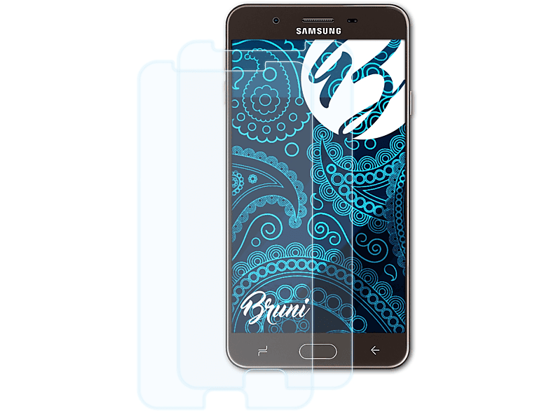 Basics-Clear Schutzfolie(für Prime) On7 2x BRUNI Galaxy Samsung