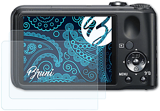 BRUNI 2x Basics-Clear Schutzfolie(für Sony DSC-H90)