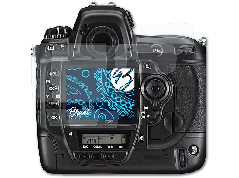 BRUNI Basics-Clear Nikon Schutzfolie(für D3X) 2x