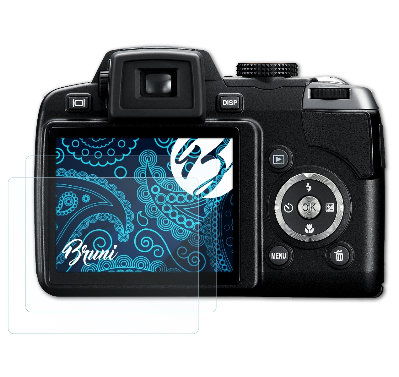BRUNI 2x Basics-Clear Schutzfolie(für P80) Nikon Coolpix