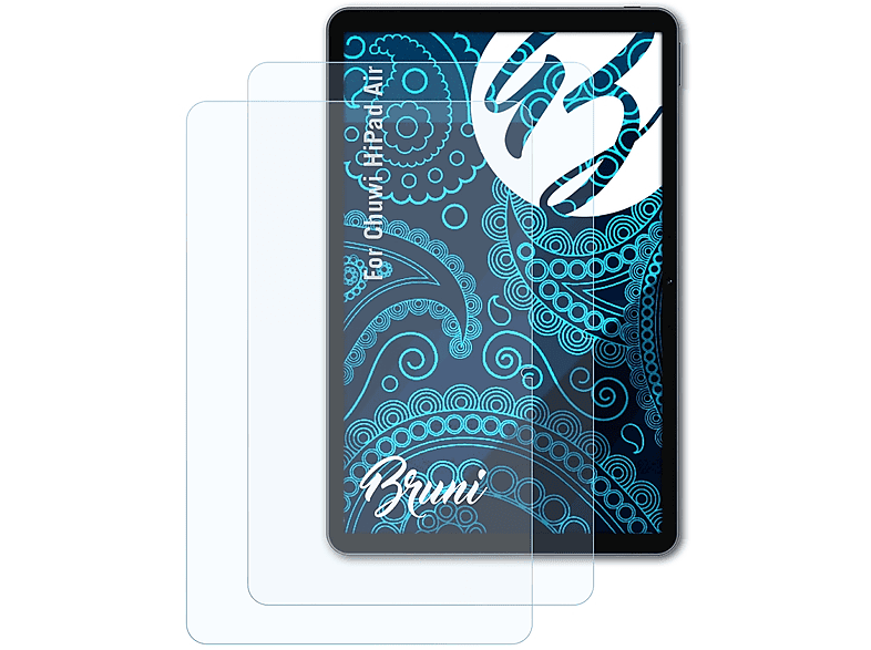 BRUNI 2x Basics-Clear Schutzfolie(für Chuwi Air) HiPad