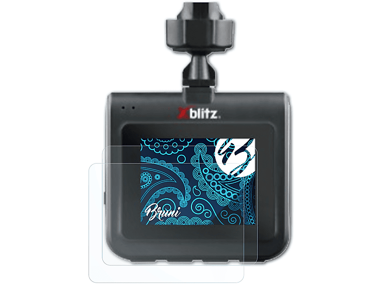 Xblitz 2x Schutzfolie(für BRUNI Basics-Clear Z4)