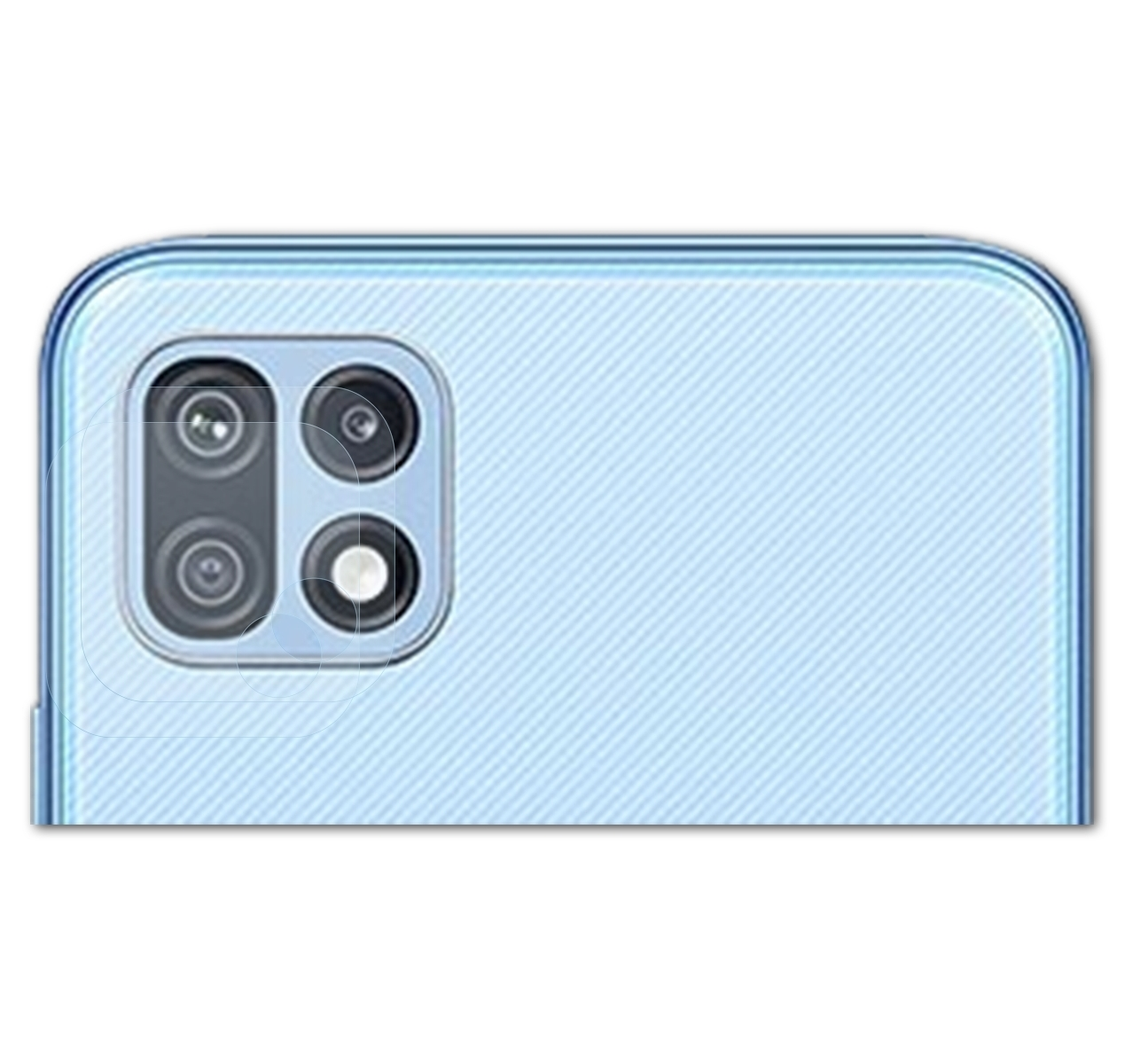 BRUNI Samsung 2x Schutzfolie(für Basics-Clear F42 5G Galaxy Lens)