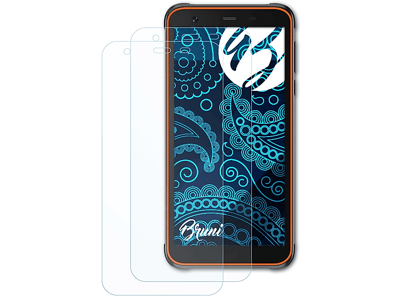 BRUNI 2x Basics-Clear Blackview Schutzfolie(für Pro) BV6300