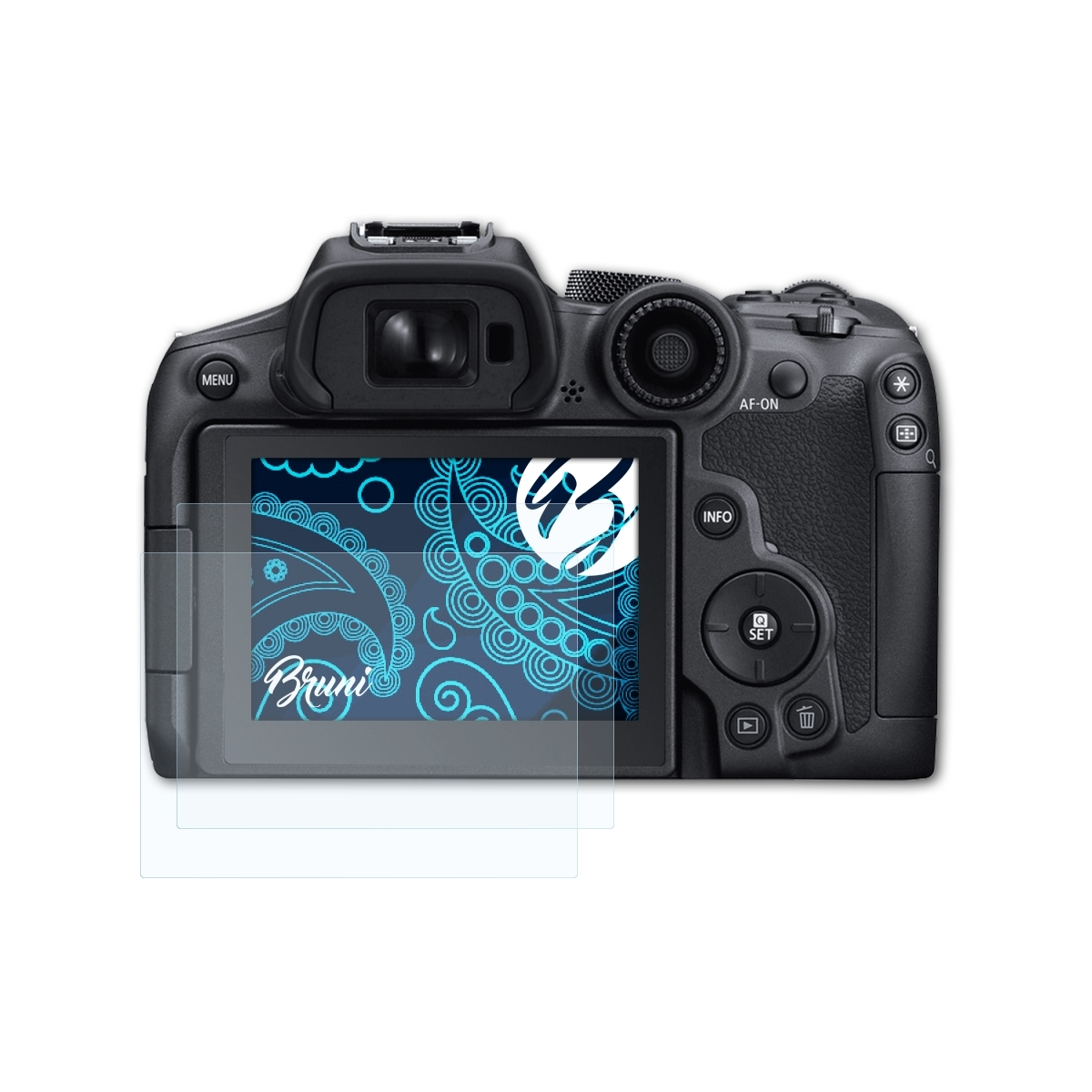 BRUNI 2x glasklare Displayschutz(für Canon EOS R7)