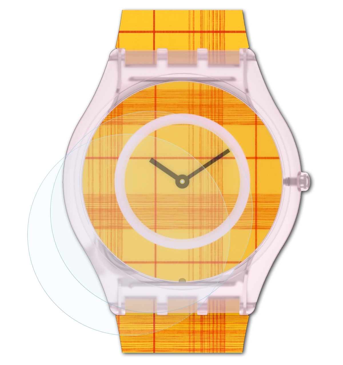 Swatch Schutzfolie(für 01) Madras BRUNI Fire 2x Basics-Clear