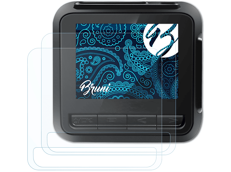 BRUNI 2x Basics-Clear Schutzfolie(für Sencor SCR 1100)