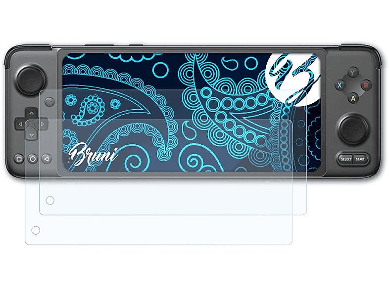 BRUNI 2x glasklare Displayschutz(für GPD Plus) XP