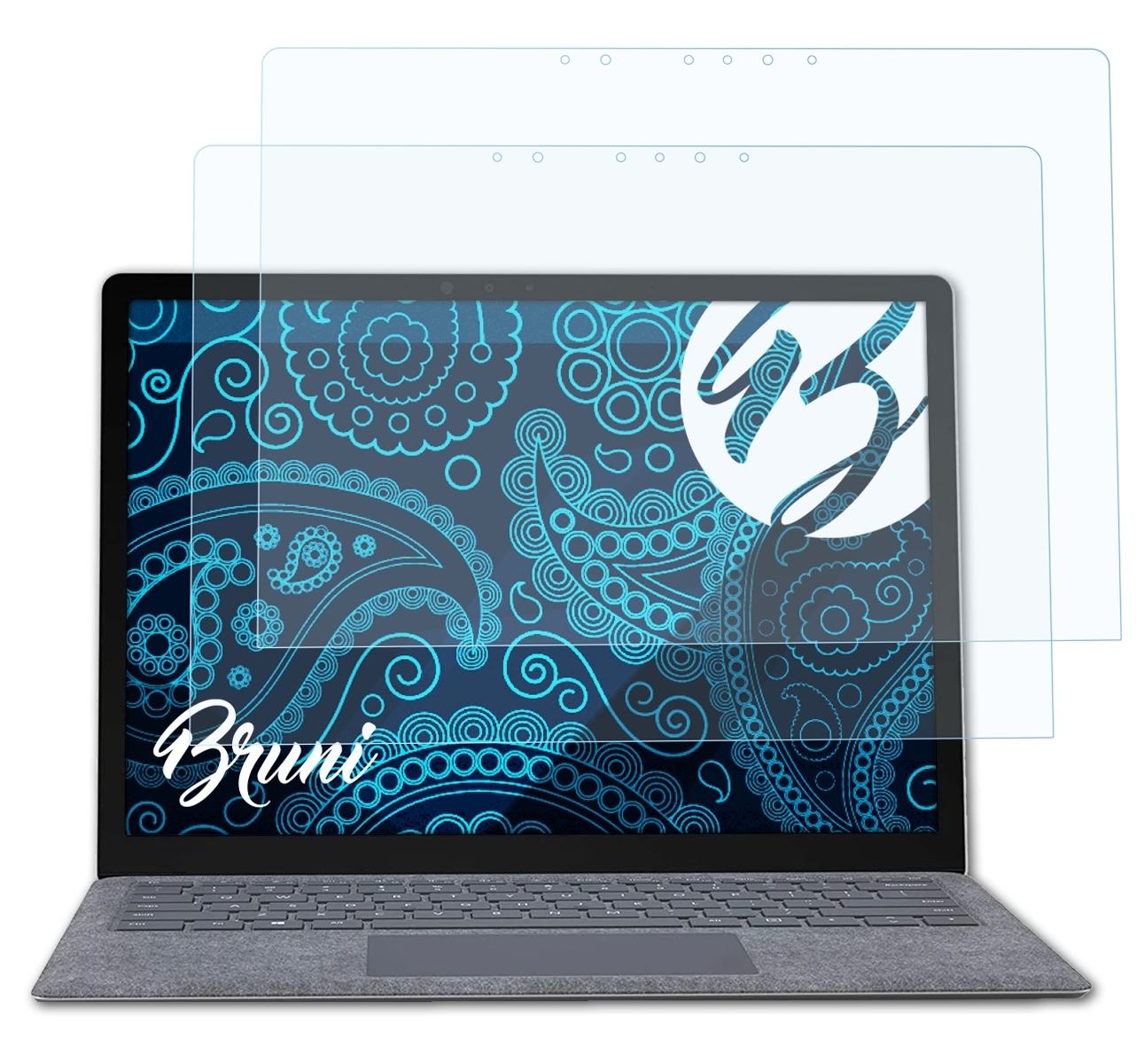 (13,5 Microsoft inch)) BRUNI Surface 2x Basics-Clear Laptop 4 Schutzfolie(für