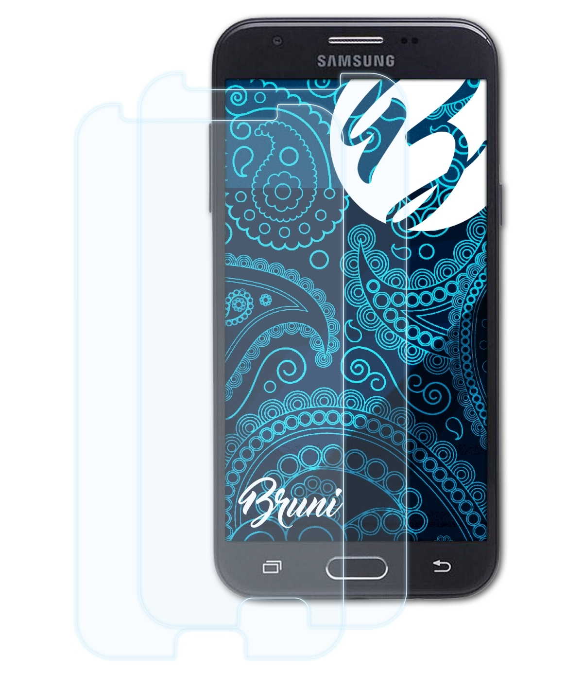 2x Galaxy Basics-Clear Schutzfolie(für Wide2) Samsung BRUNI