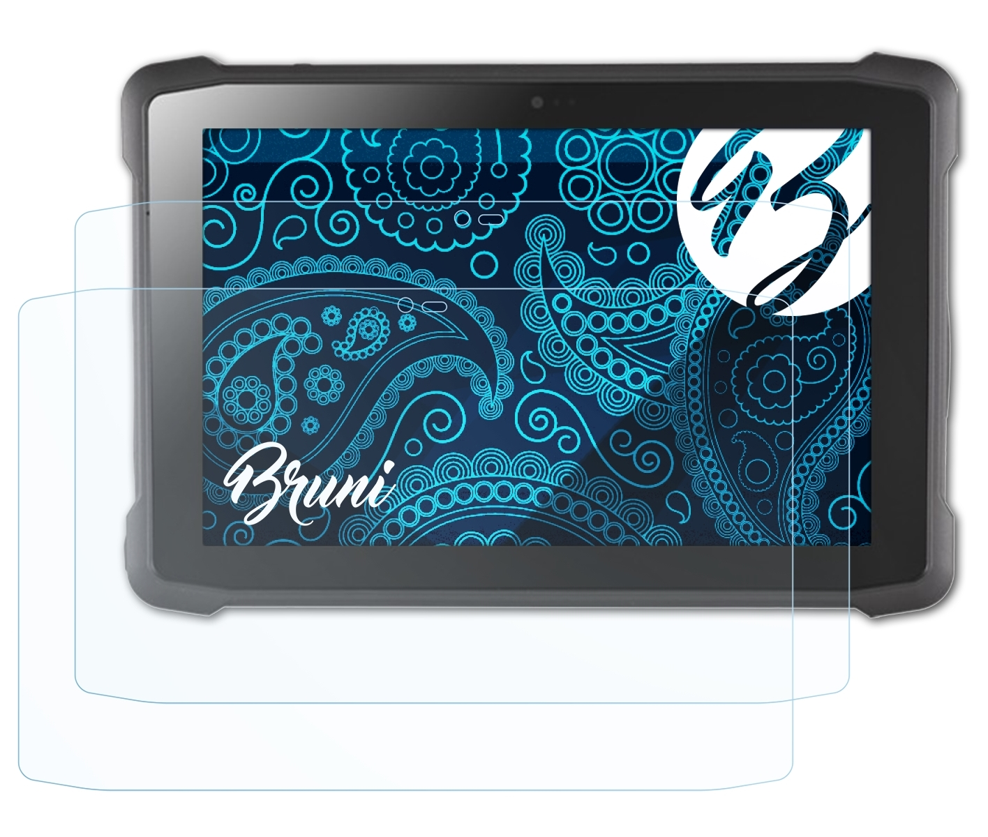 BRUNI glasklare Pokini Displayschutz(für FS10-A) 2x Tab