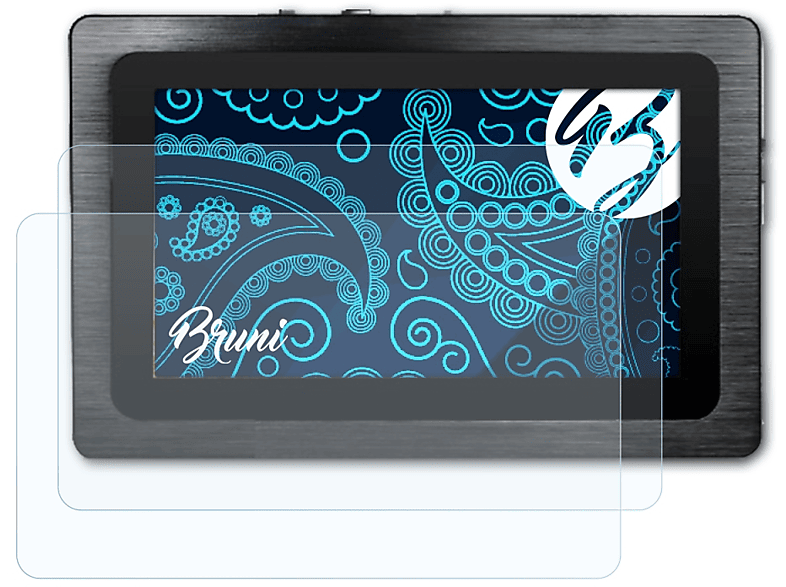 glasklare Panel-PC Displayschutz(für 2x Inch) BRUNI 10.1 Pokini