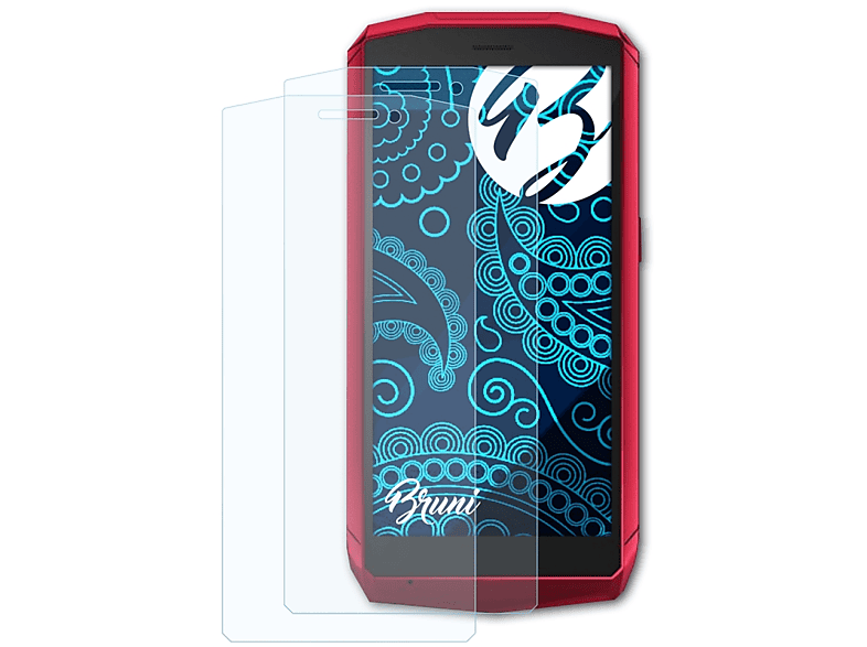 BRUNI 2x Cubot glasklare Pocket) Displayschutz(für