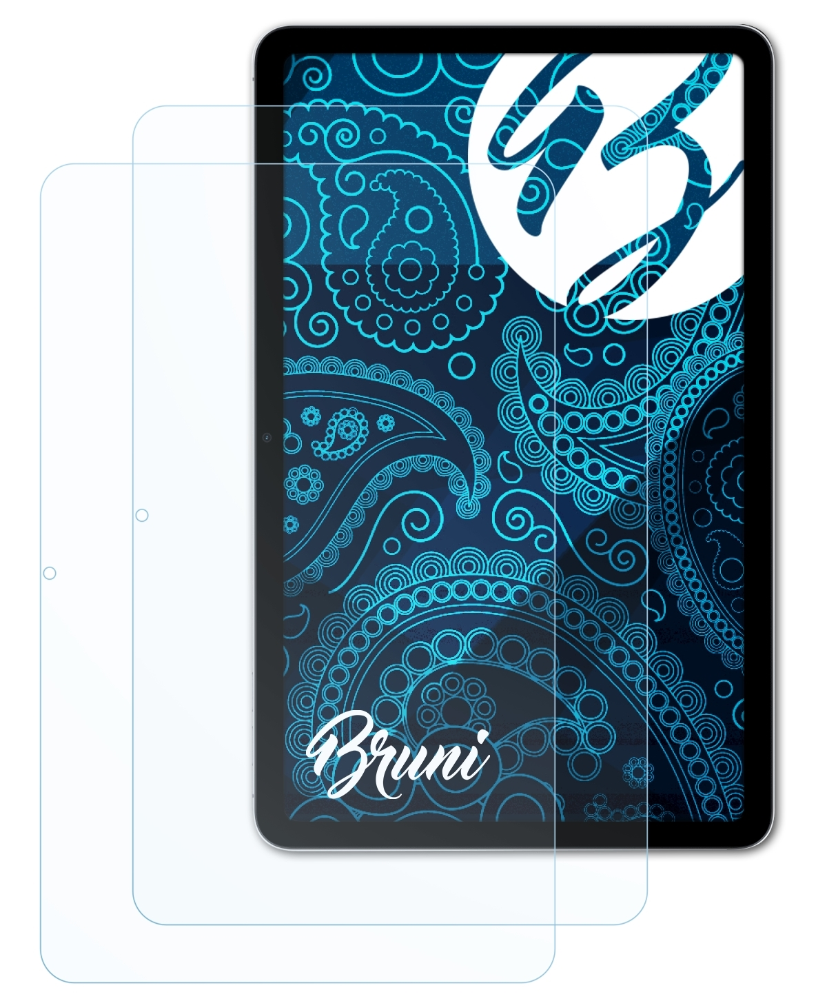 BRUNI 2x glasklare Displayschutz(für Oppo Air) Pad