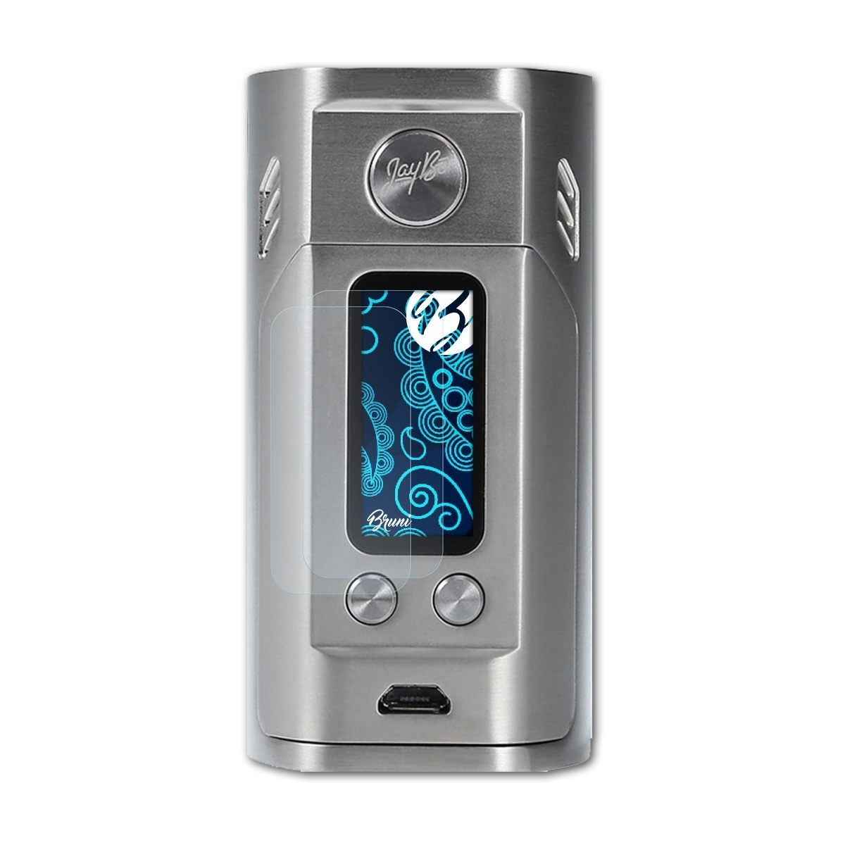 BRUNI 2x Basics-Clear Reuleaux Schutzfolie(für RX300) Wismec