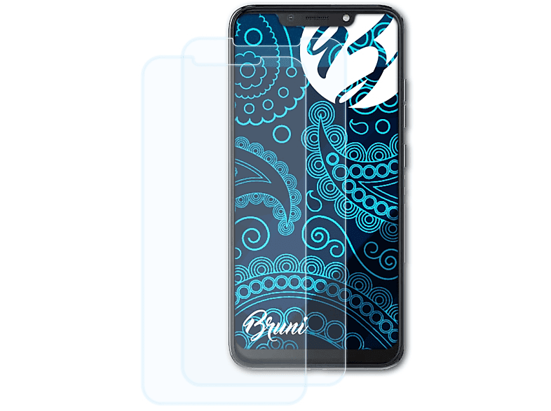 BRUNI 2x Basics-Clear Infinix 7) Hot Schutzfolie(für