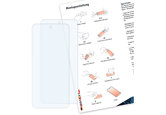BRUNI 2x Basics-Clear Schutzfolie(für Nokia X100)