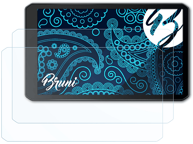 BRUNI 2x glasklare Displayschutz(für LGV710) dezl Garmin