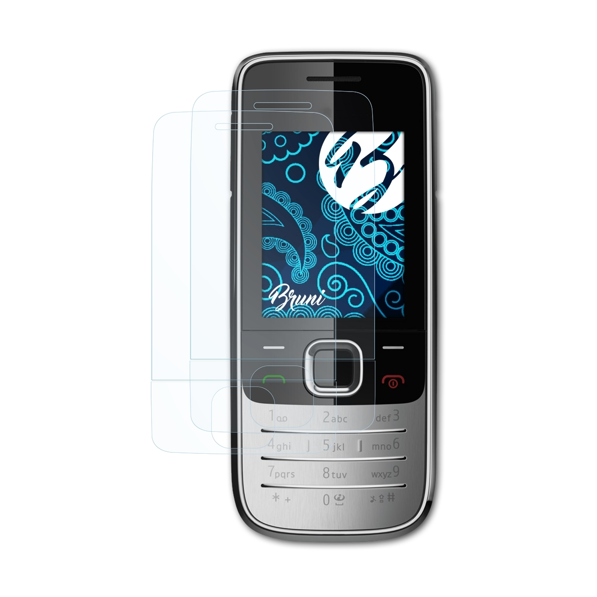 BRUNI 2x Basics-Clear Schutzfolie(für Nokia Classic) 2730