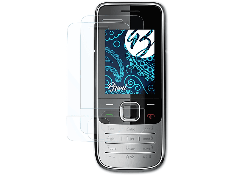 2730 BRUNI Classic) Nokia Schutzfolie(für Basics-Clear 2x