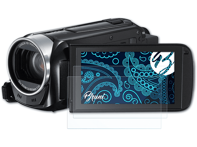 Canon 2x R406) HF Basics-Clear BRUNI (Vixia) Schutzfolie(für Legria