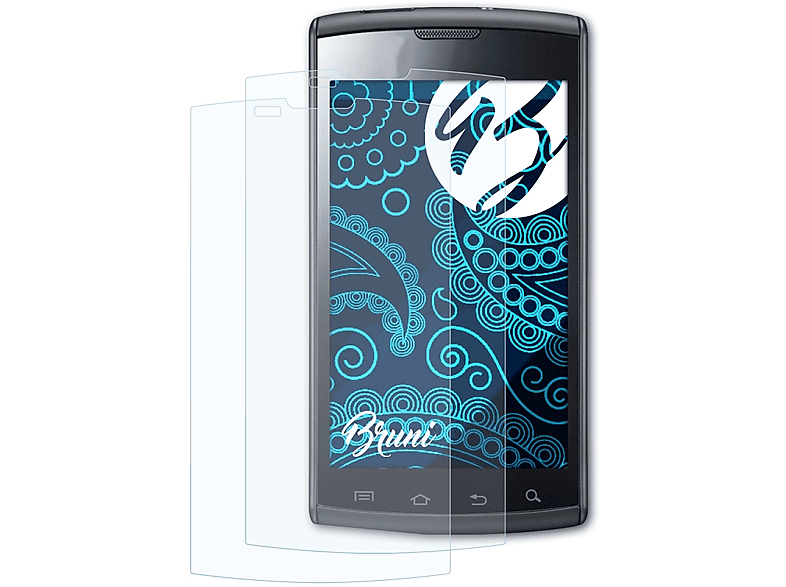Giorgio S Galaxy Basics-Clear Samsung (GT-i9010)) BRUNI Armani 2x Schutzfolie(für