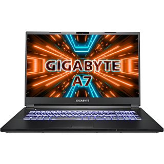 Portátil Gaming - GIGABYTE A7 X1, 17,3 " Full-HD, AMD Ryzen 9 5900HX, 16 GB RAM, 512 GB SSD, GeForce RTX™ 3070, Windows 10 Home (64 Bit)