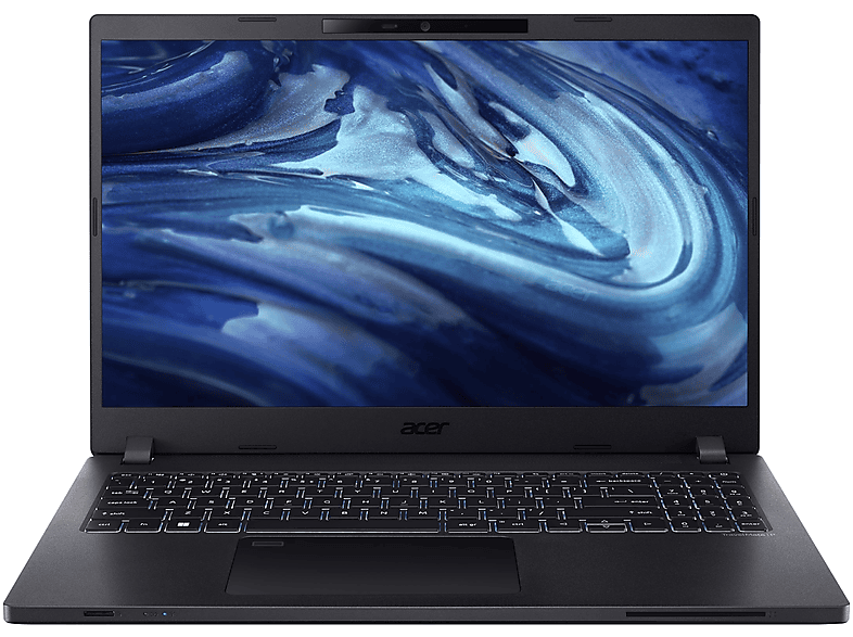 Prozessor, GB Zoll Intel® RAM, Notebook TravelMate mit 8 ACER 15,6 256 Xe Graphics, GB Iris P2 Display, Intel SSD, i5 Schwarz TMP215-54, Core™