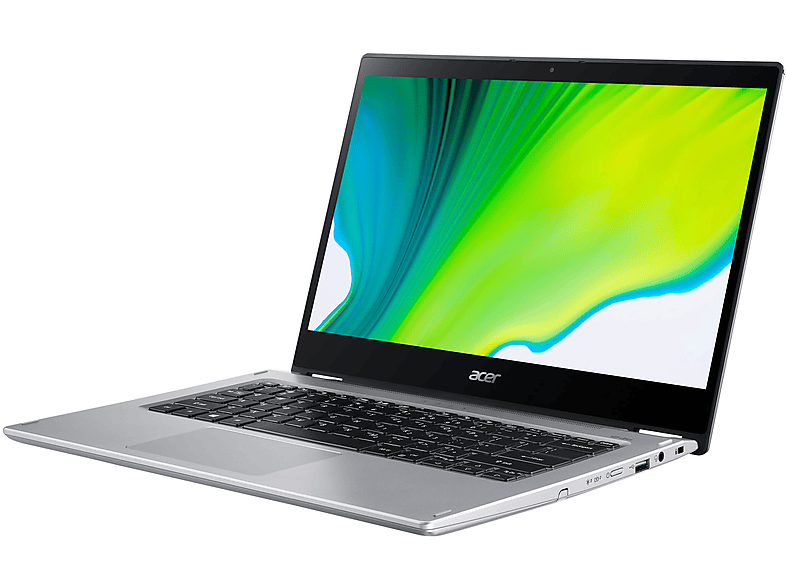 ACER SPIN 314-54N-387V I3-1005G1, Notebook mit 14 Zoll Display, Intel® Core™ i3 Prozessor, 8 GB RAM, 256 GB SSD, Intel® UHD Graphics, silber | Netbooks