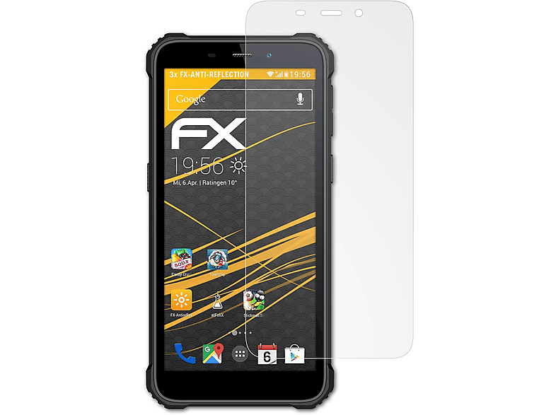 Displayschutz(für WP20) 3x FX-Antireflex ATFOLIX Oukitel