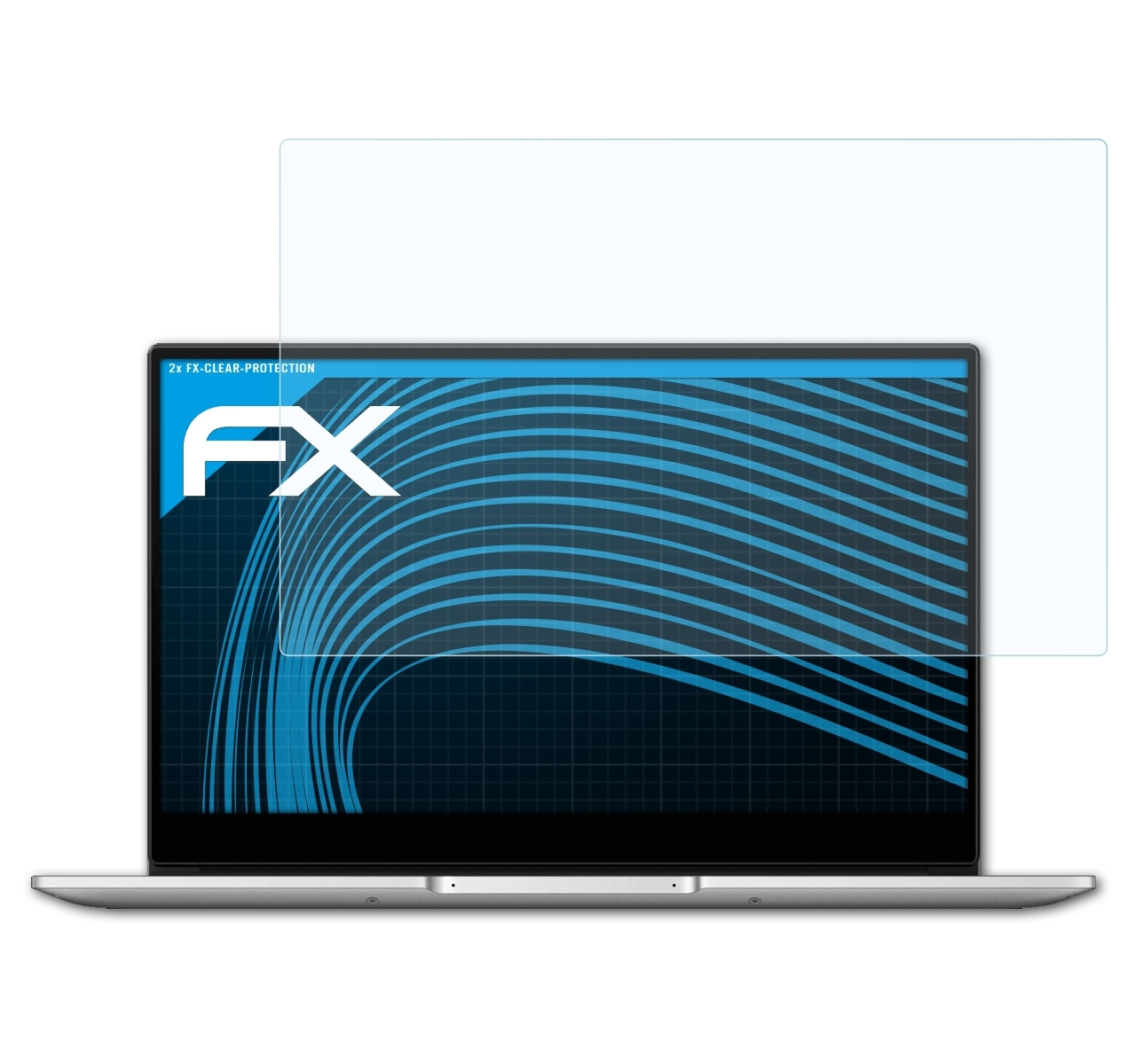 ATFOLIX 2x FX-Clear Displayschutz(für D MateBook (2021)) Huawei 14