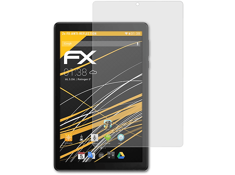 ATFOLIX Displayschutz(für 2x 8) FX-Antireflex Tab TCL