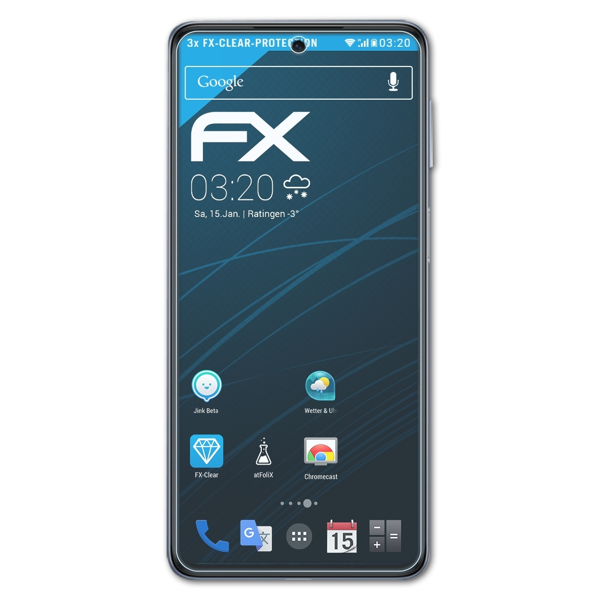 Samsung FX-Clear Galaxy ATFOLIX Displayschutz(für 3x M53 5G)