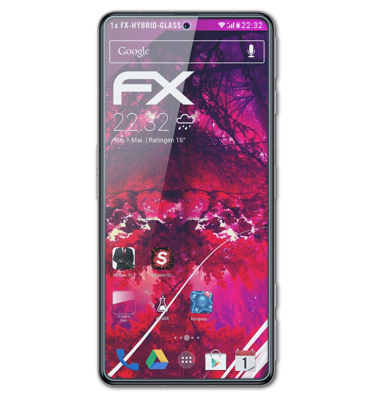 ATFOLIX FX-Hybrid-Glass Schutzglas(für Xiaomi Poco GT) F4