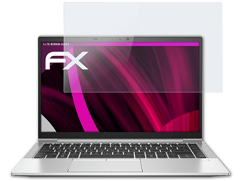 ATFOLIX FX-Hybrid-Glass Schutzglas(für HP EliteBook 845 G7)