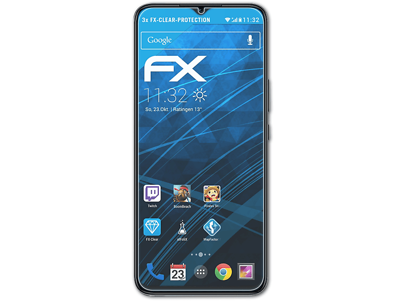 ATFOLIX 3x FX-Clear Displayschutz(für Honor Play 30) | Displayschutzfolien & Gläser