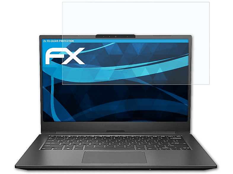 ATFOLIX 2x FX-Clear Displayschutz(für Gigabyte U4)