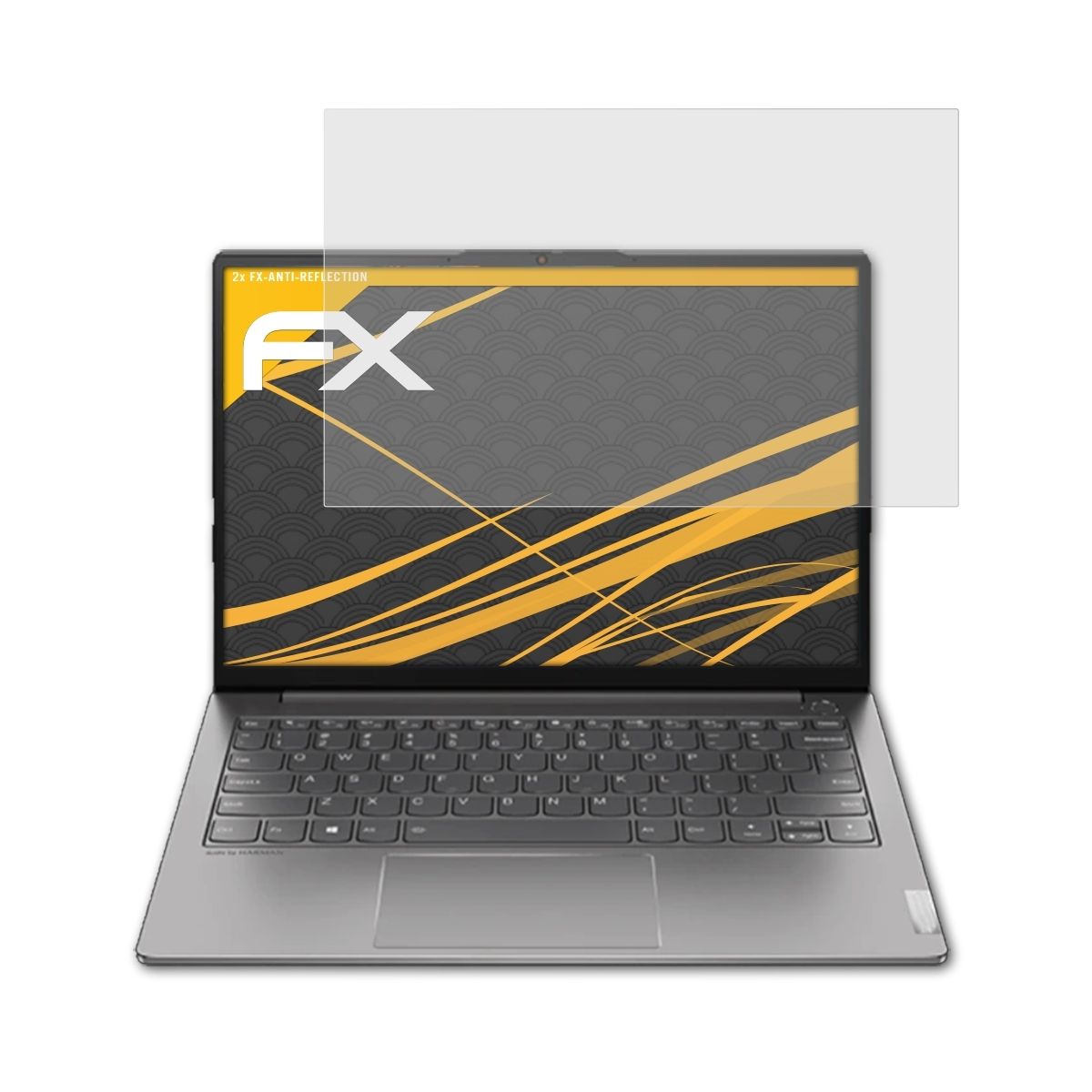 ATFOLIX 2x FX-Antireflex Displayschutz(für ThinkBook 2)) Lenovo 13s (Gen