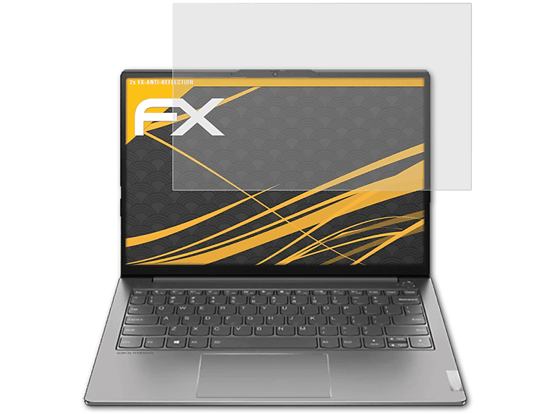 ATFOLIX 2x FX-Antireflex Displayschutz(für Lenovo ThinkBook 13s (Gen 2))