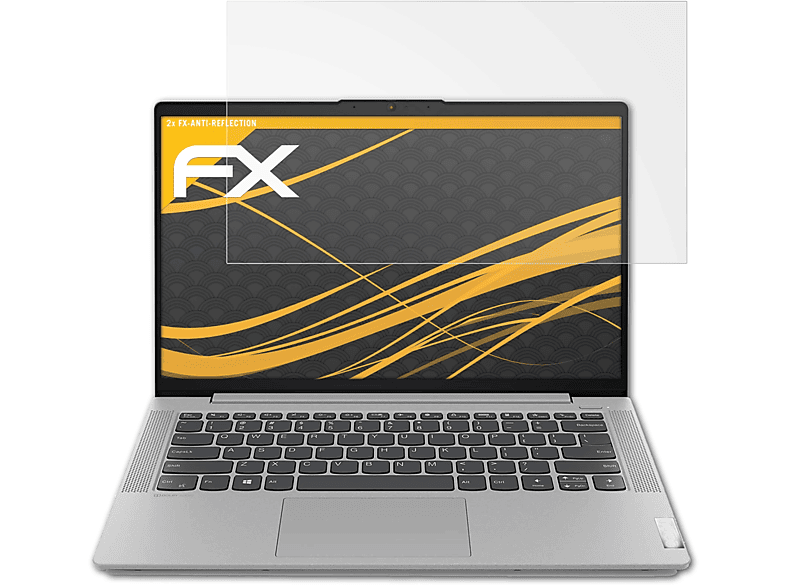 Inch)) Displayschutz(für Lenovo FX-Antireflex 2x 5 (14 IdeaPad ATFOLIX